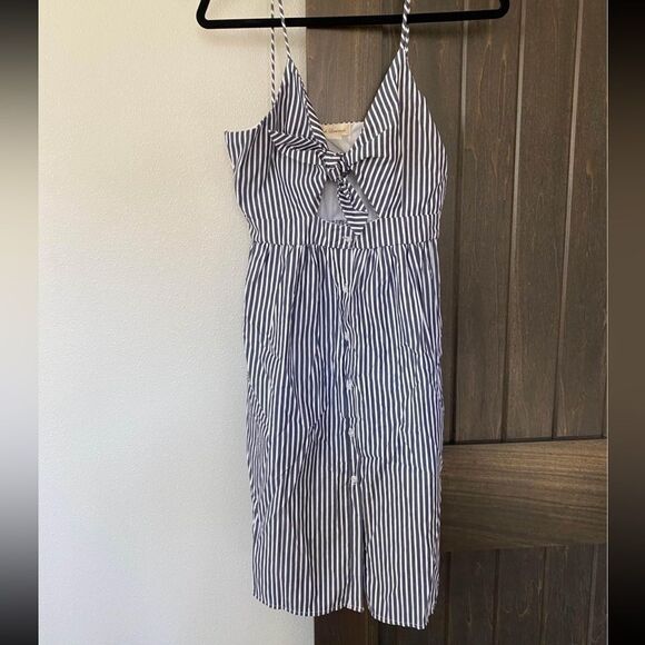 WOMENS STRIPED DRESS SZ LARGE - Picture 1 of 3